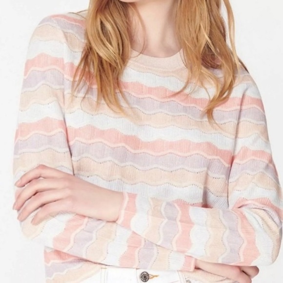 Veronica Beard Alyssa Pullover Multi Size Medium - Picture 7 of 7